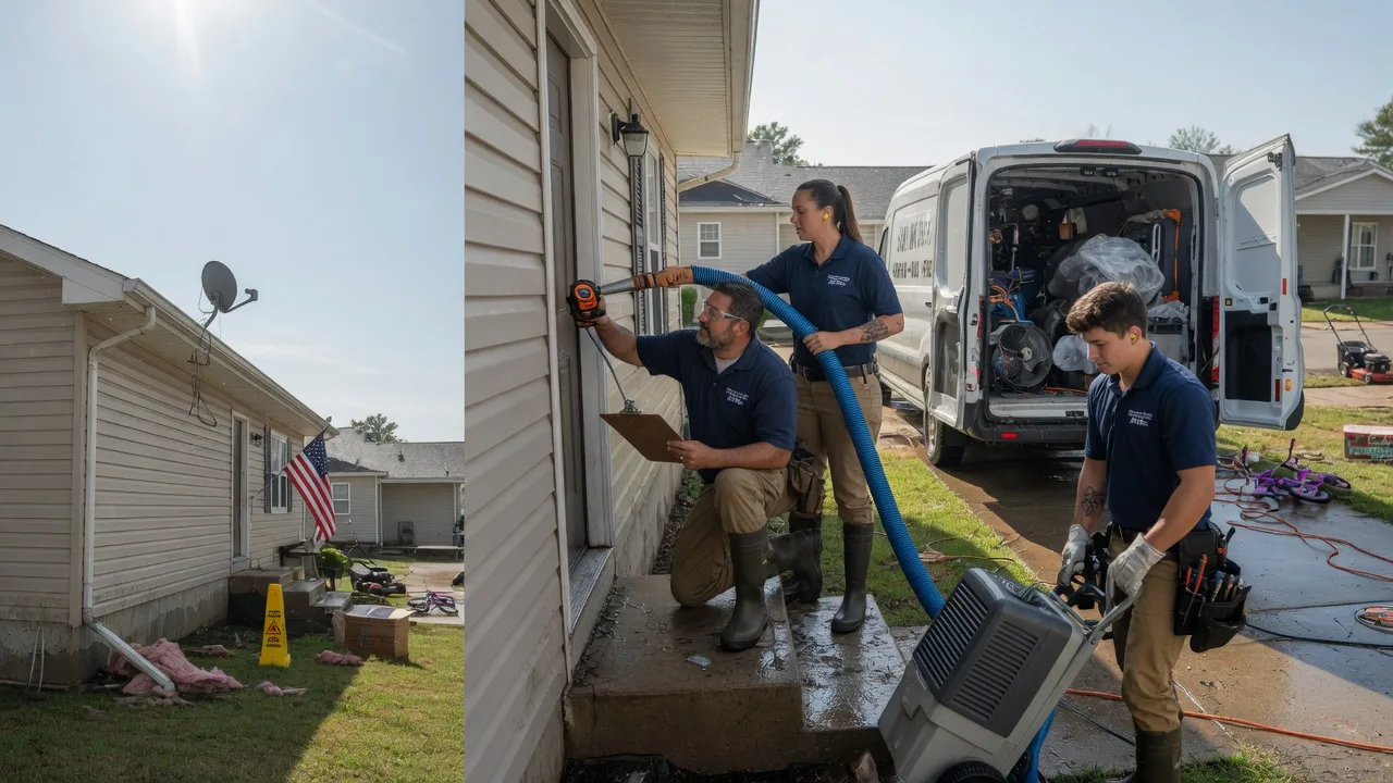 Ceiling Water Damage Restoration in Sharon Center, OH near me